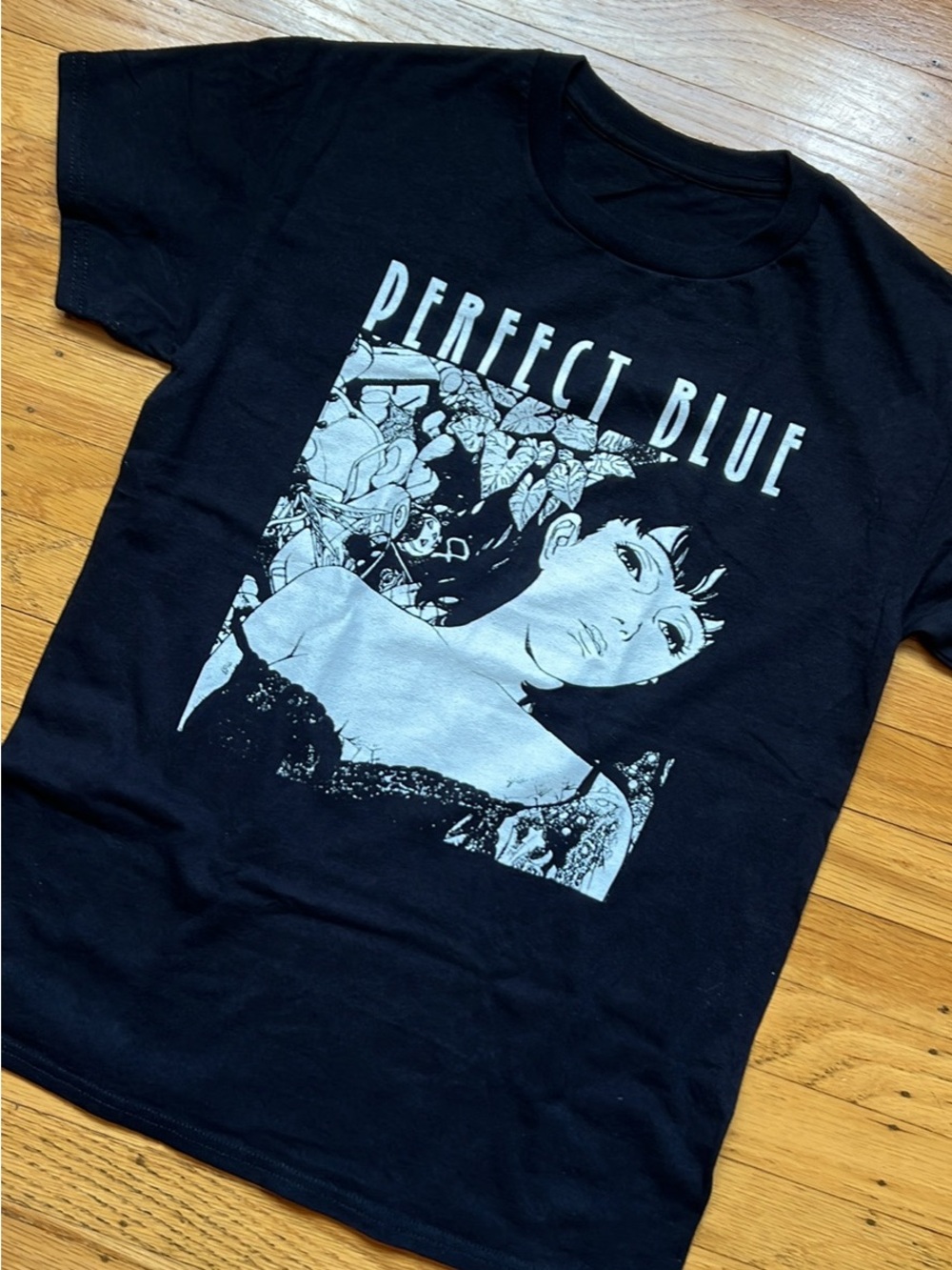 Perfect Blue Graphic Tee - Black
